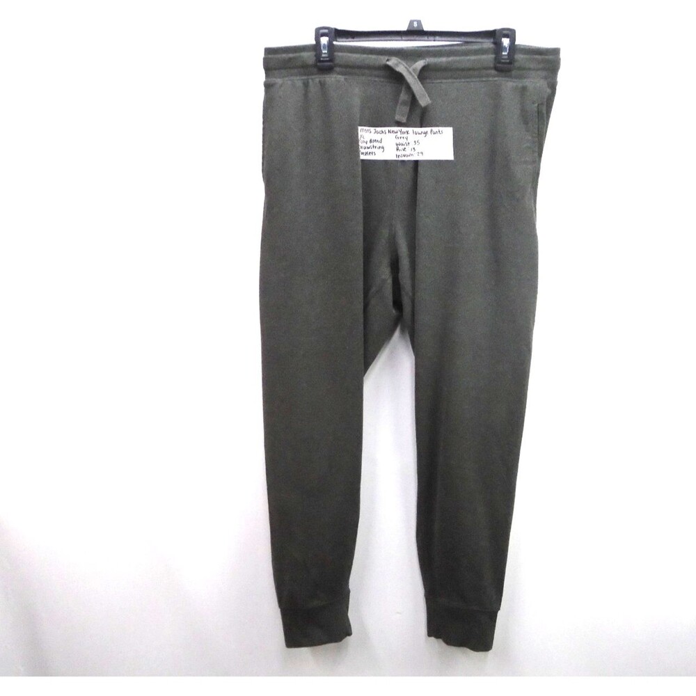 JACHS New York Lounge Pants Joggers Drawstring Heather Gray Mens Size XL - Picture 1 of 9